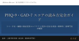 PHQ-9・GAD-7スコアの読み方完全ガイド｜監修：工藤 智博 医師（救急科・精神科専門医）