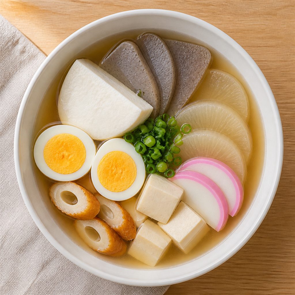【低脂肪】ノンオイルおでん風スープ